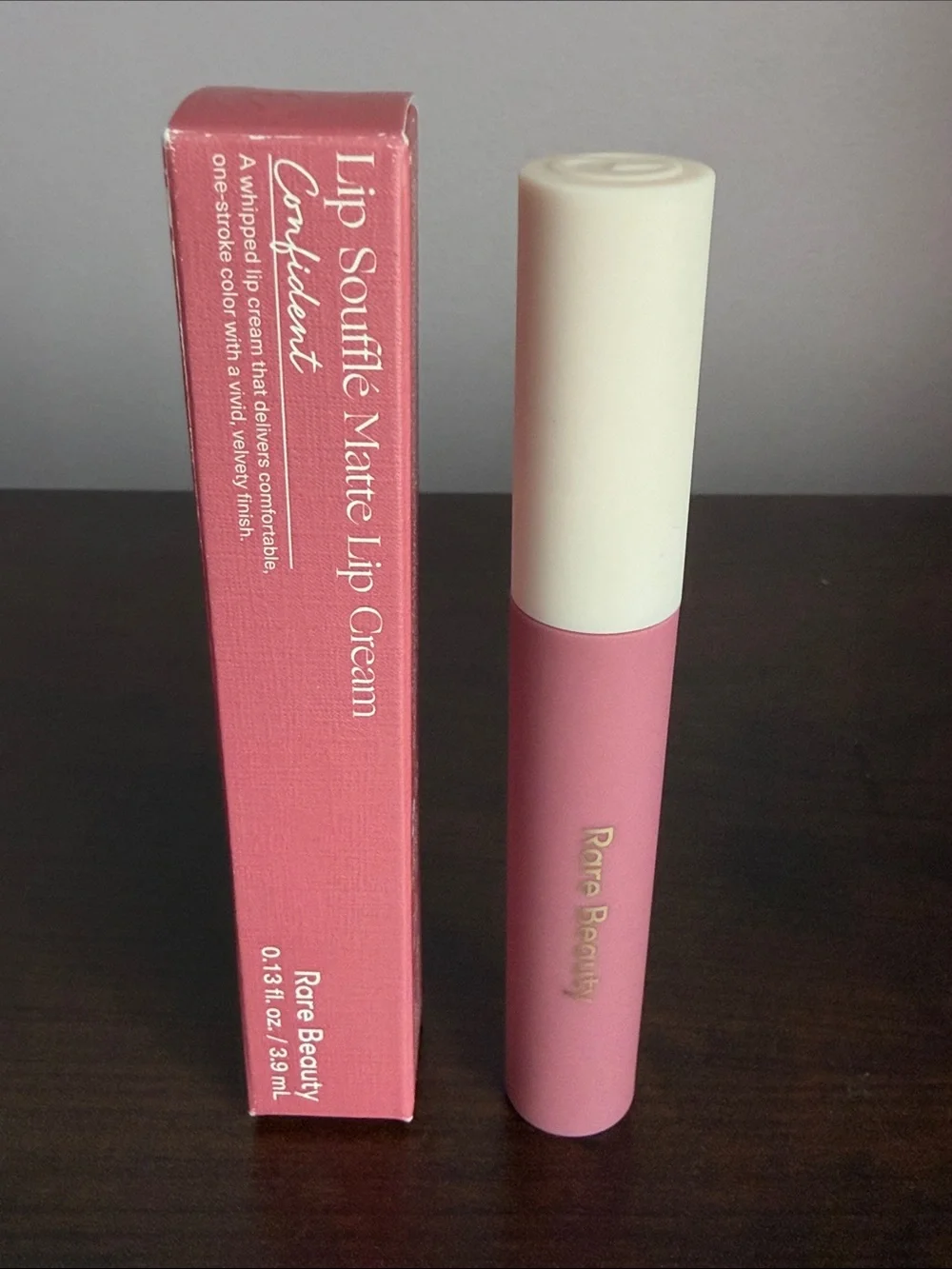Rare Beauty Lip Soufflé Crème Matte — Dusty Rose Pink